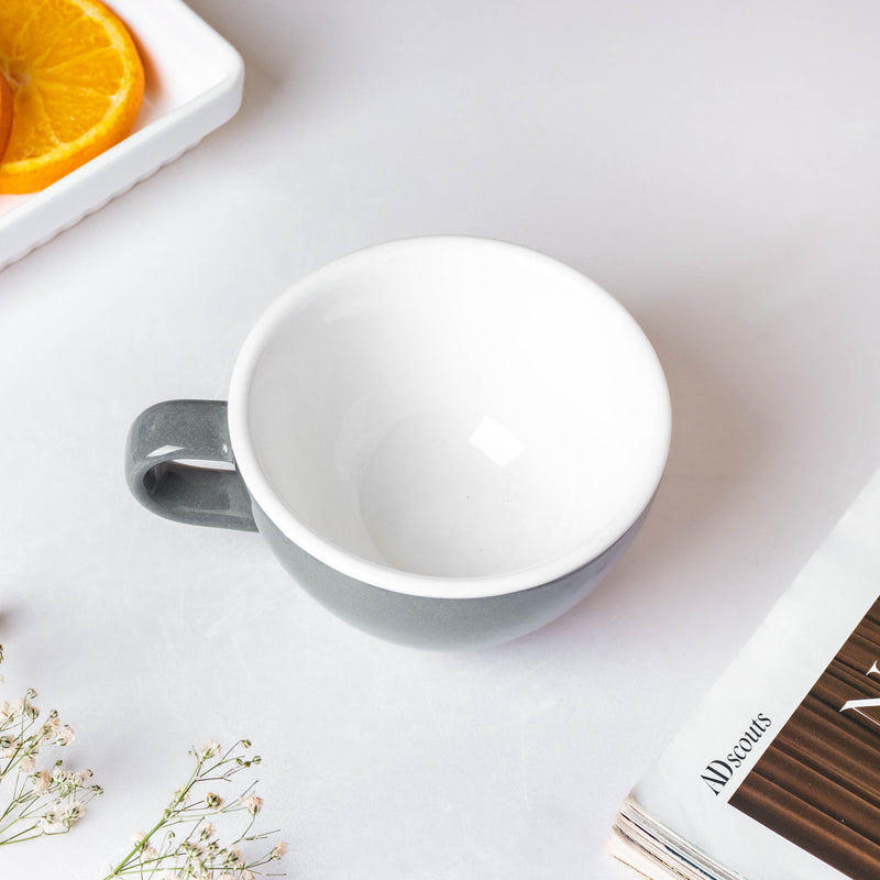 Grey Floyd Ceramic Cup 150 ml- Tea cup, coffee cup, cup for tea | Cups and Mugs for Office Table & Home Decoration