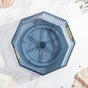 Serafina Octagon Rotating Tray Blue 10 Inch