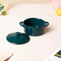 Mini Bowl With Lid And Handle Green 220ml - Baking Dish