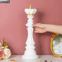 Chess King Showpiece White 15 Inch - Showpiece | Home decor item | Room decoration item