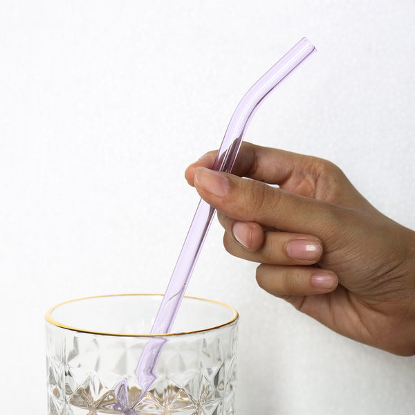 Reusable Glass Straw Set of 4