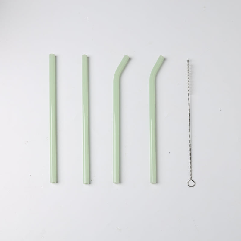 Glass Straw Set of 4