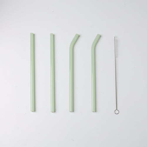 Glass Straw Set of 4