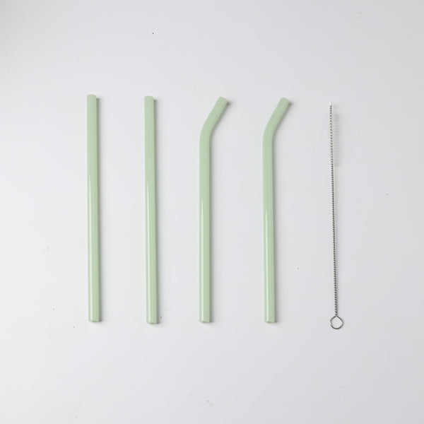 Glass Straw Set of 4