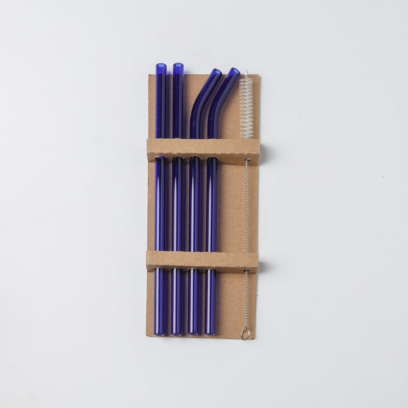 Glass Drinking Straw Set of 4