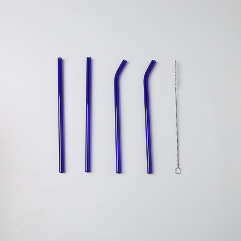 Glass Drinking Straw Set of 4