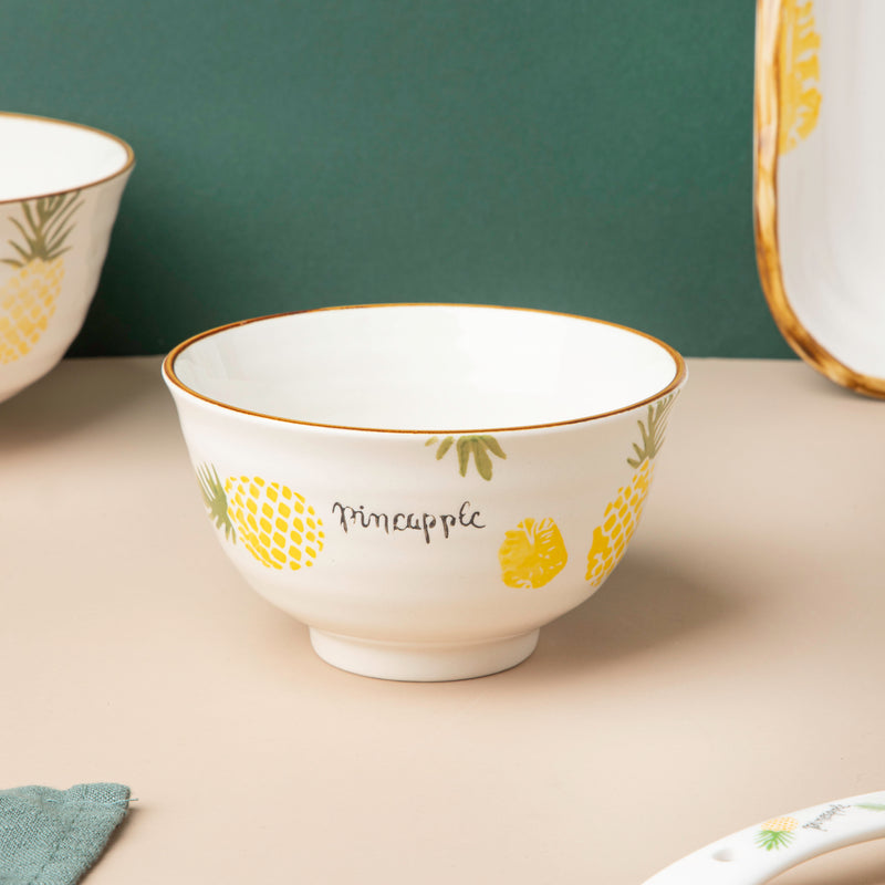 Pineapple 16 piece Soup Set For 4