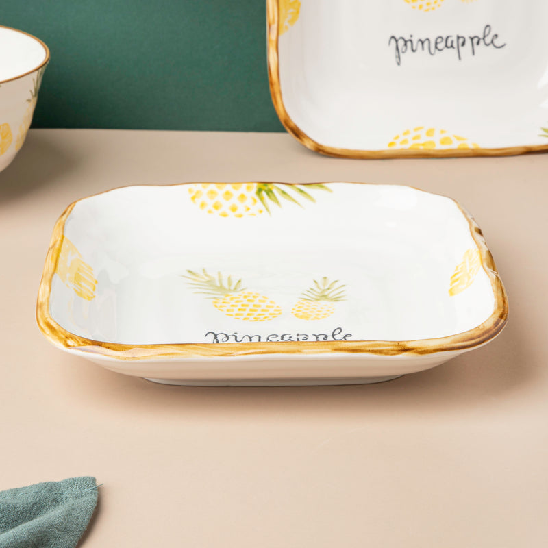 Pineapple 16 piece Soup Set For 4