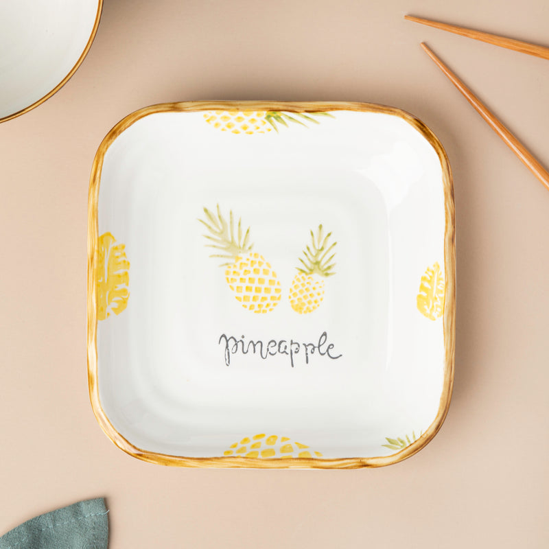 Pineapple 16 piece Soup Set For 4