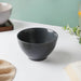 Adora Glossy Soup Bowl Black 500ml - Bowl, soup bowl, ceramic bowl, snack bowls, curry bowl, popcorn bowls | Bowls for dining table & home decor