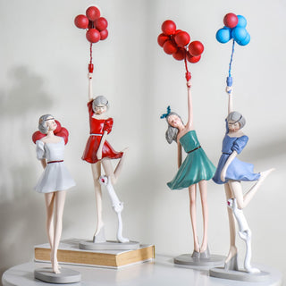 Girl With Balloons Showpiece