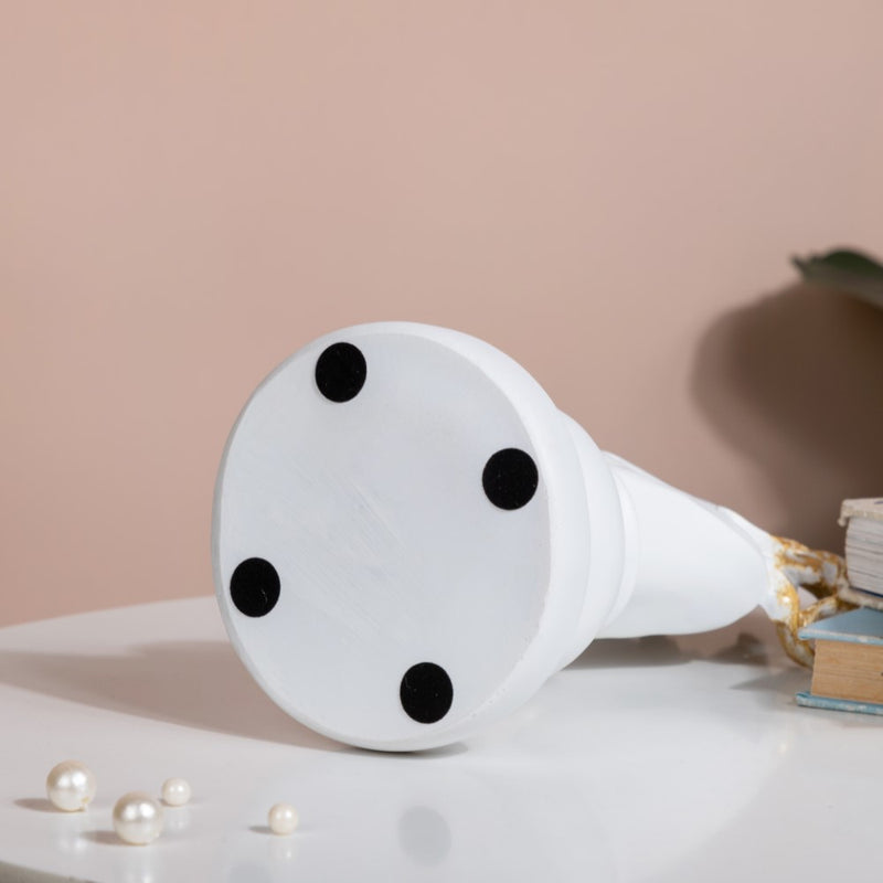 Knight Horse Chess Piece Decor White 10 Inch - Showpiece | Home decor item | Room decoration item