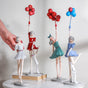 Girl With Balloons Showpiece - Showpiece | Home decor item | Room decoration item