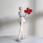 Girl With Balloons Showpiece - Showpiece | Home decor item | Room decoration item