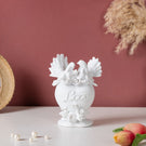 Vintage Dove Couple Showpiece White