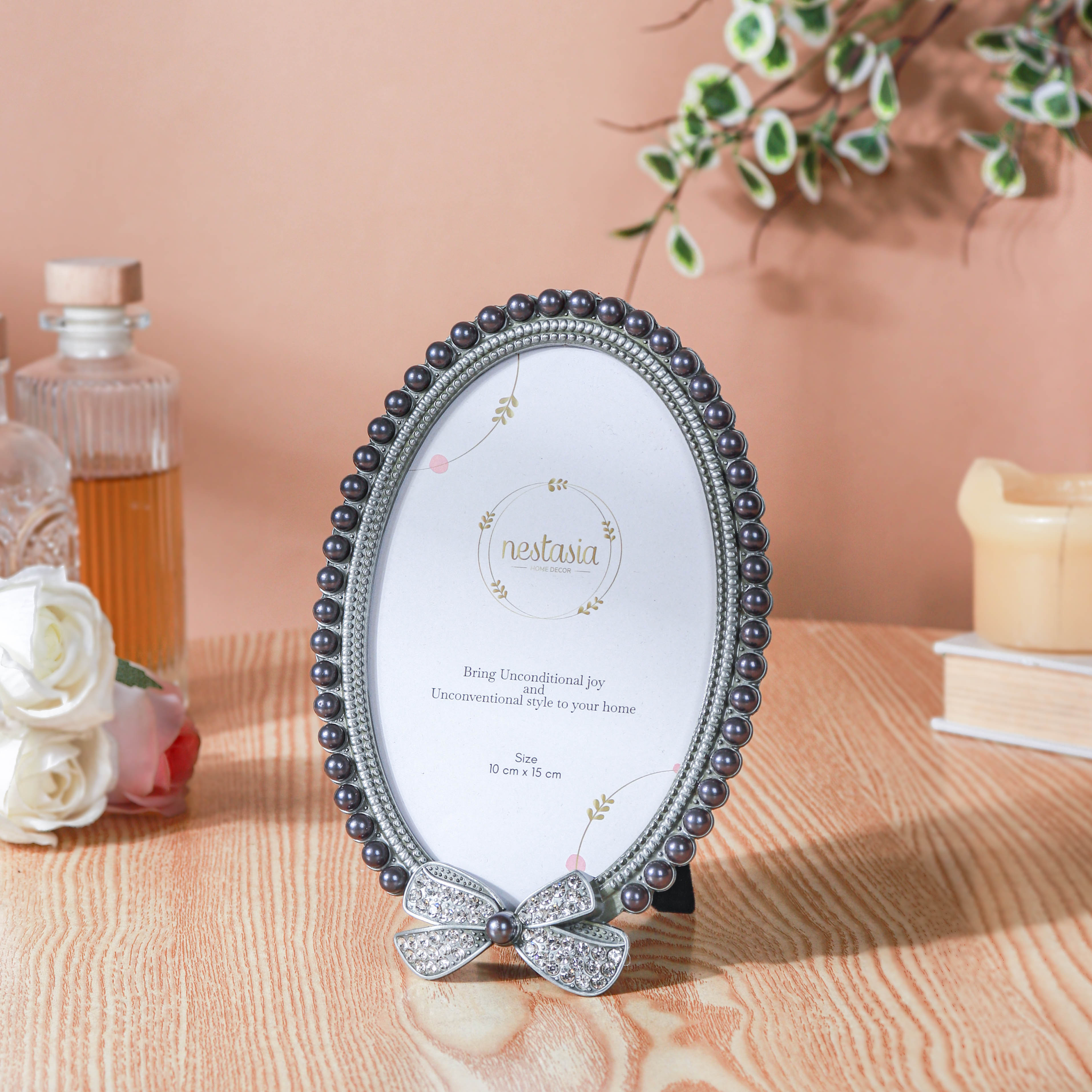 Buy Nestasia Golden Pearl Photo Frame Small Online