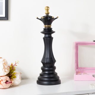 Chess Queen Showpiece Black 14 Inch
