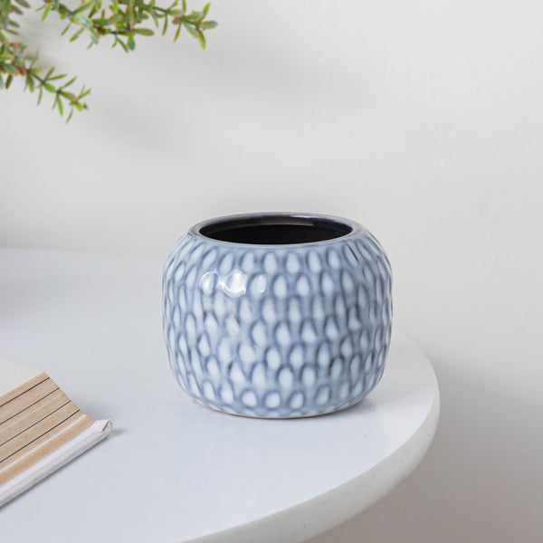 Glazed Modern Flower Vase - Flower vase for home decor, office and gifting | Home decoration items