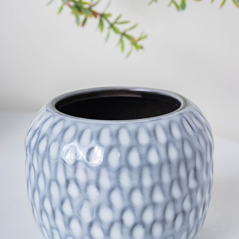 Glazed Modern Flower Vase - Flower vase for home decor, office and gifting | Home decoration items