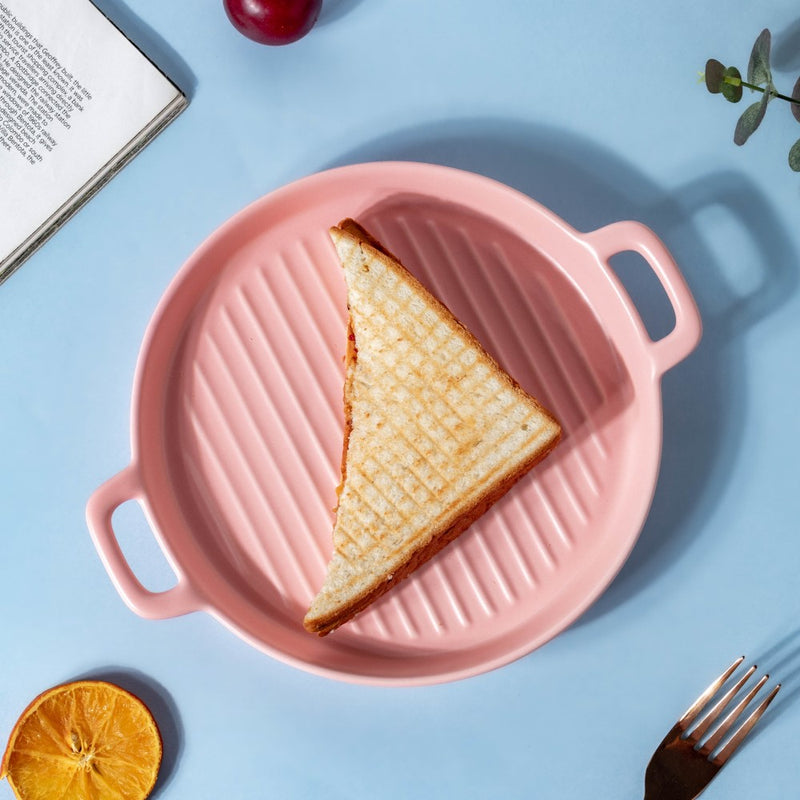 Pink Oven Plate Large