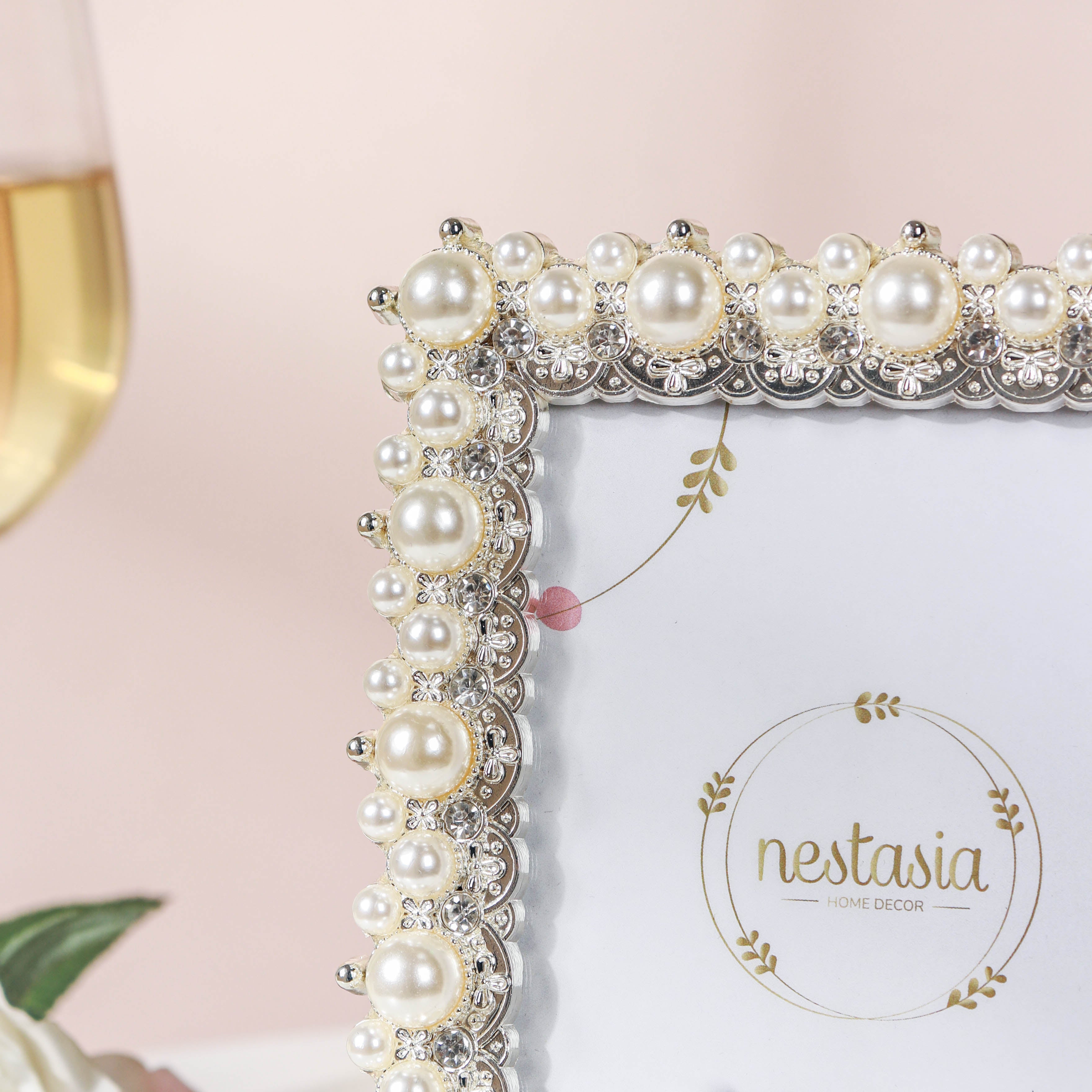 Buy Nestasia Golden Pearl Photo Frame Small Online