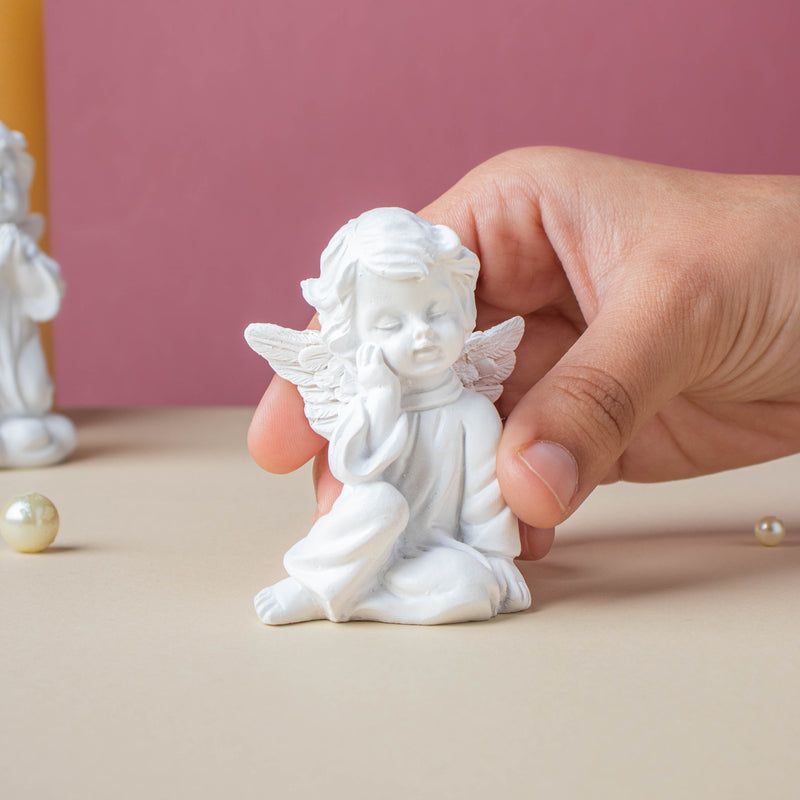 Sitting Angel Showpiece - Showpiece | Home decor item | Room decoration item