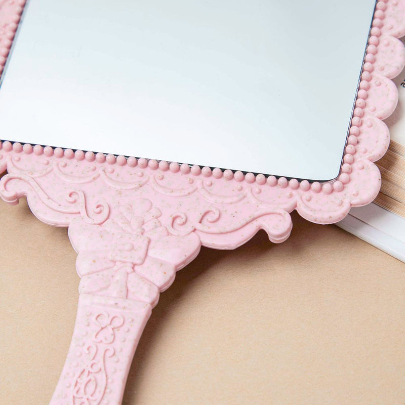 Victorian Beauty Face Mirror Pink - Handheld mirror: Buy mirror online | Mirror for dressing table and room decor