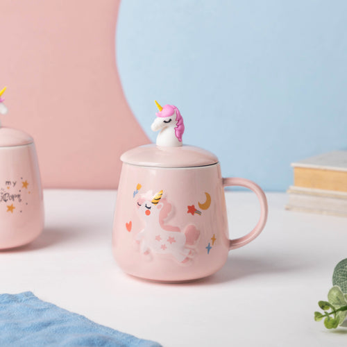 Ceramic Unicorn Cup- Mug for coffee, tea mug, cappuccino mug | Cups and Mugs for Coffee Table & Home Decor