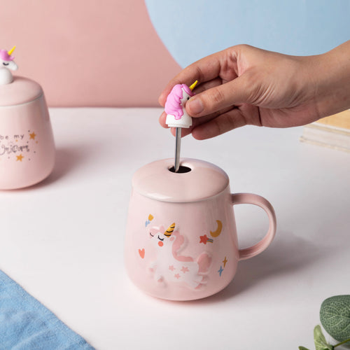 Ceramic Unicorn Cup- Mug for coffee, tea mug, cappuccino mug | Cups and Mugs for Coffee Table & Home Decor