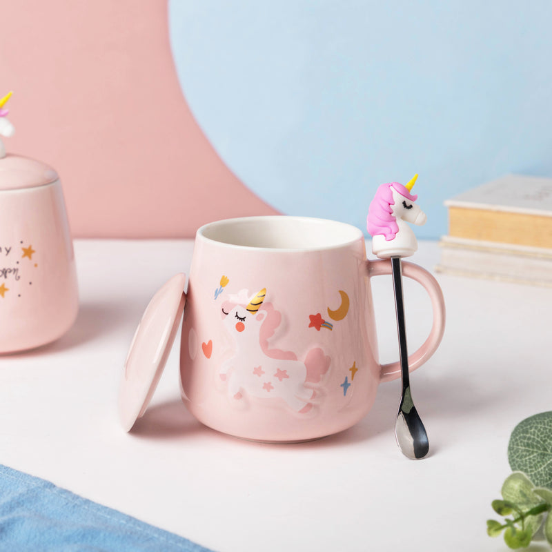 Ceramic Unicorn Cup- Mug for coffee, tea mug, cappuccino mug | Cups and Mugs for Coffee Table & Home Decor