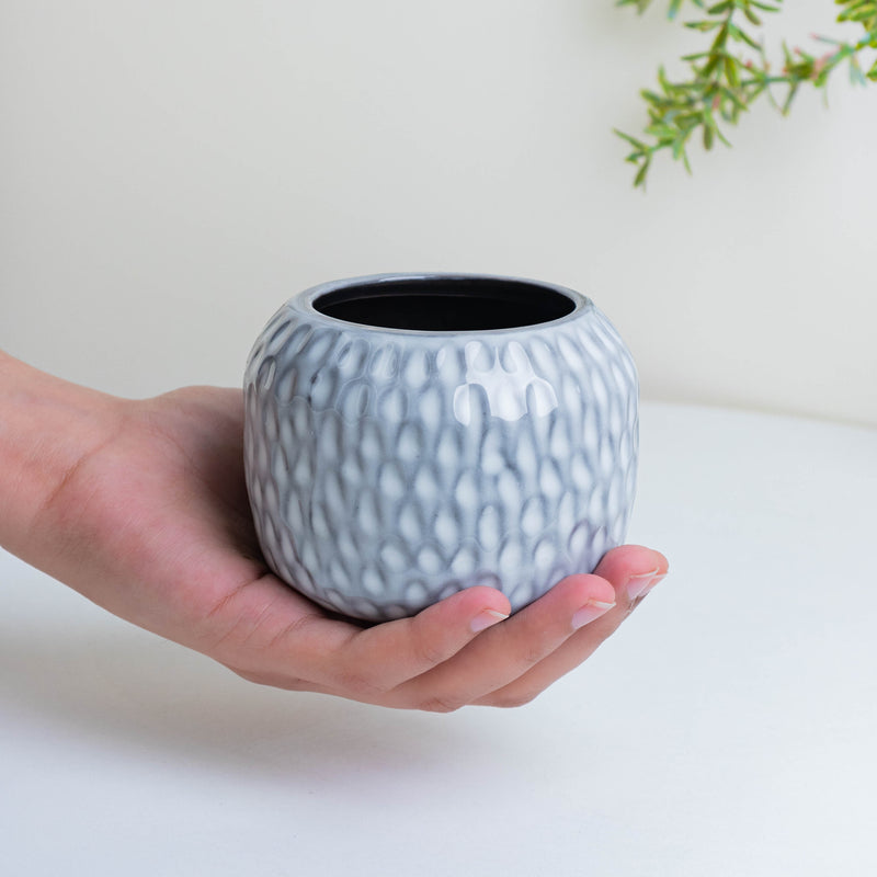 Glazed Modern Flower Vase - Flower vase for home decor, office and gifting | Home decoration items