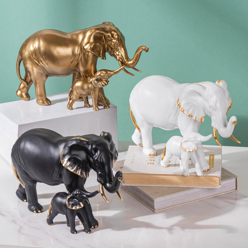 Vintage Elephant Decor Piece White - Showpiece | Home decor item | Room decoration item