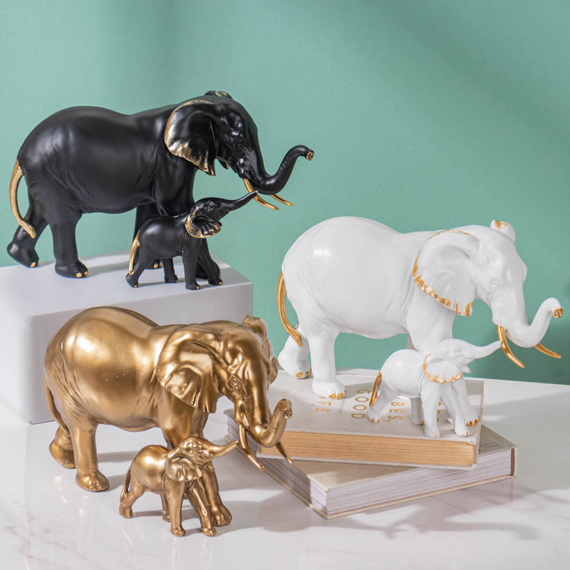 Vintage Elephant Decor Piece White - Showpiece | Home decor item | Room decoration item