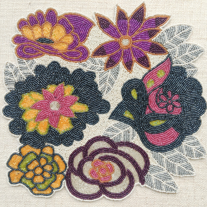 BEADS Floral Table Mat