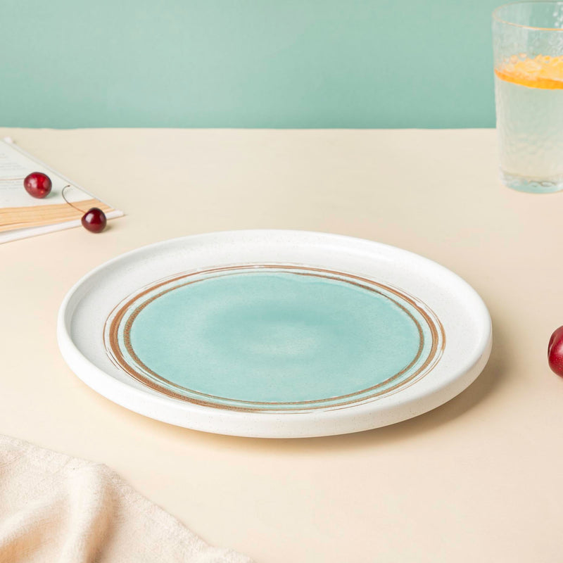 Belize Handcrafted Dinner Plate 10 Inch - Serving plate, snack plate, ceramic dinner plates| Plates for dining table & home decor