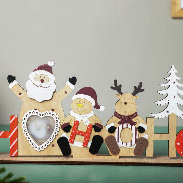 HOHOHO Christmas LED Light Family Showpiece 12 Inch - Showpiece | Home decor item | Room decoration item