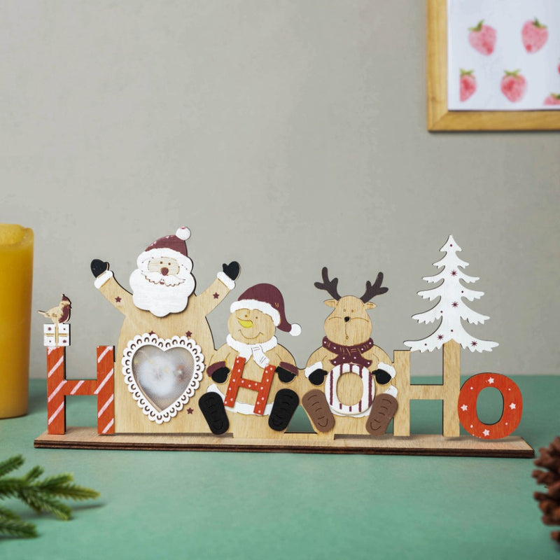 HOHOHO Christmas LED Light Family Showpiece 12 Inch - Showpiece | Home decor item | Room decoration item