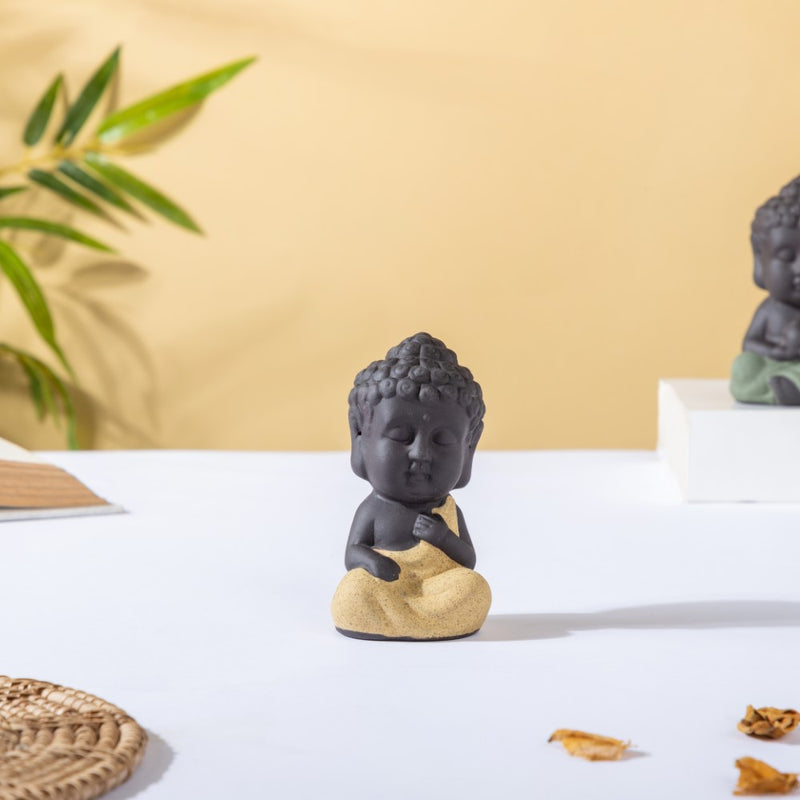 Monk Showpiece Set Of 6 - Showpiece | Home decor item | Room decoration item