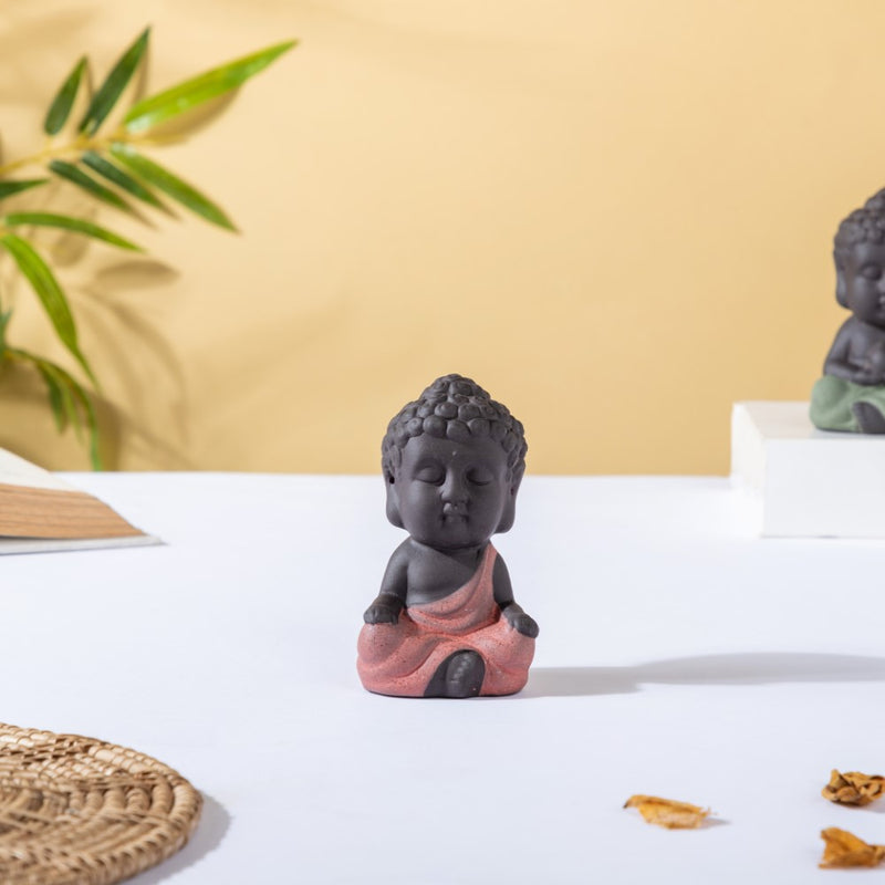 Monk Showpiece Set Of 6 - Showpiece | Home decor item | Room decoration item