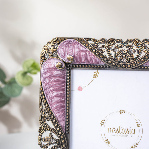 Purple Decorative Photo Frame - Picture frames and photo frames online | Home decor online