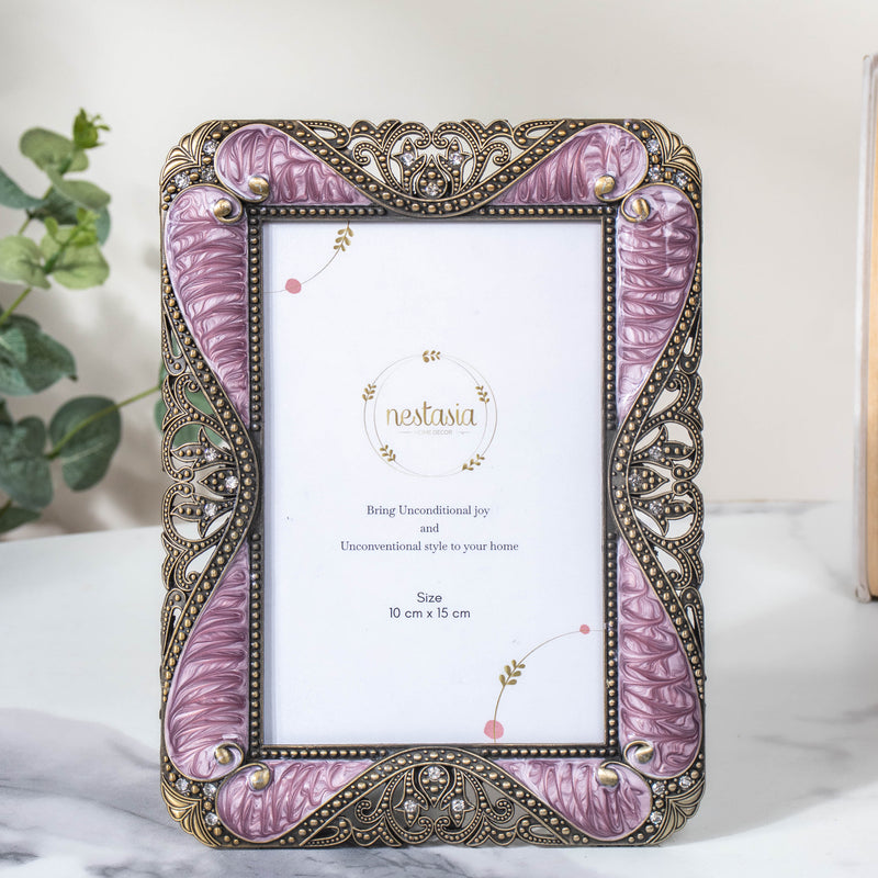 Purple Decorative Photo Frame - Picture frames and photo frames online | Home decor online