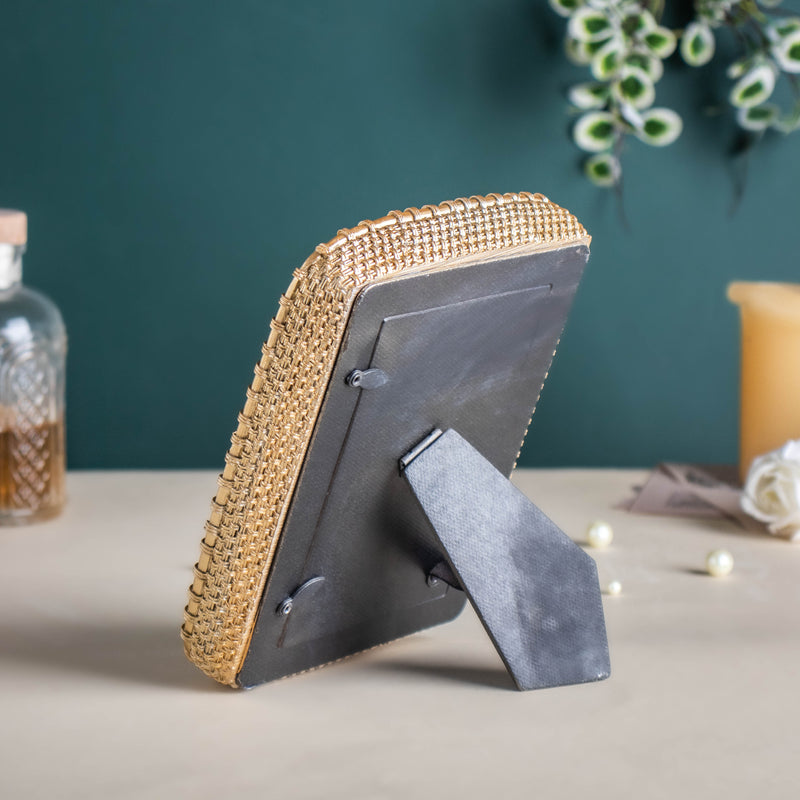 Rectangle Gold Photo Frame - Picture frames and photo frames online | Home decor online