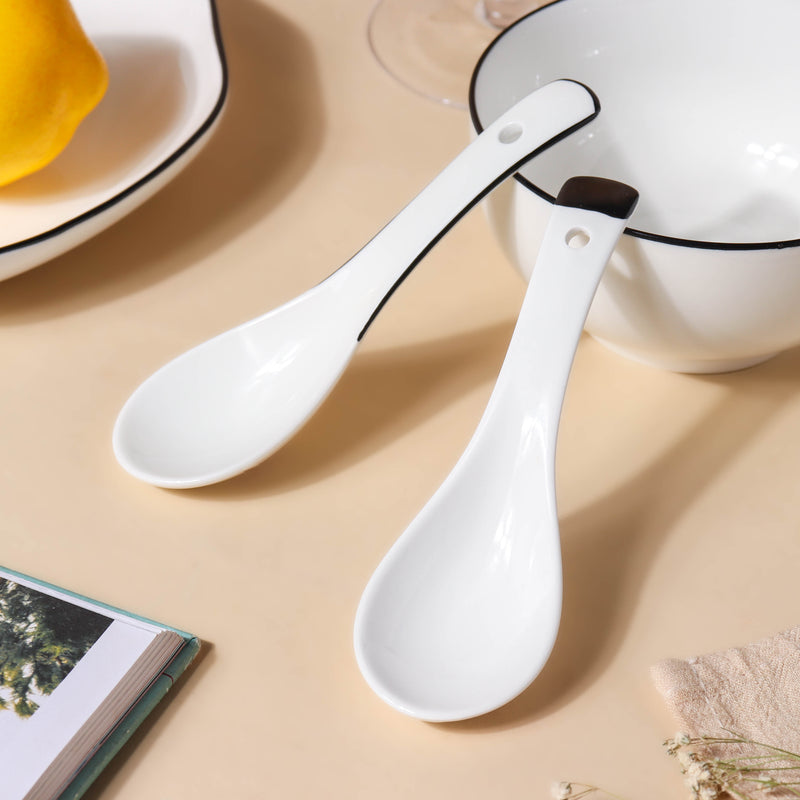 Monochrome Magic Soup Spoon