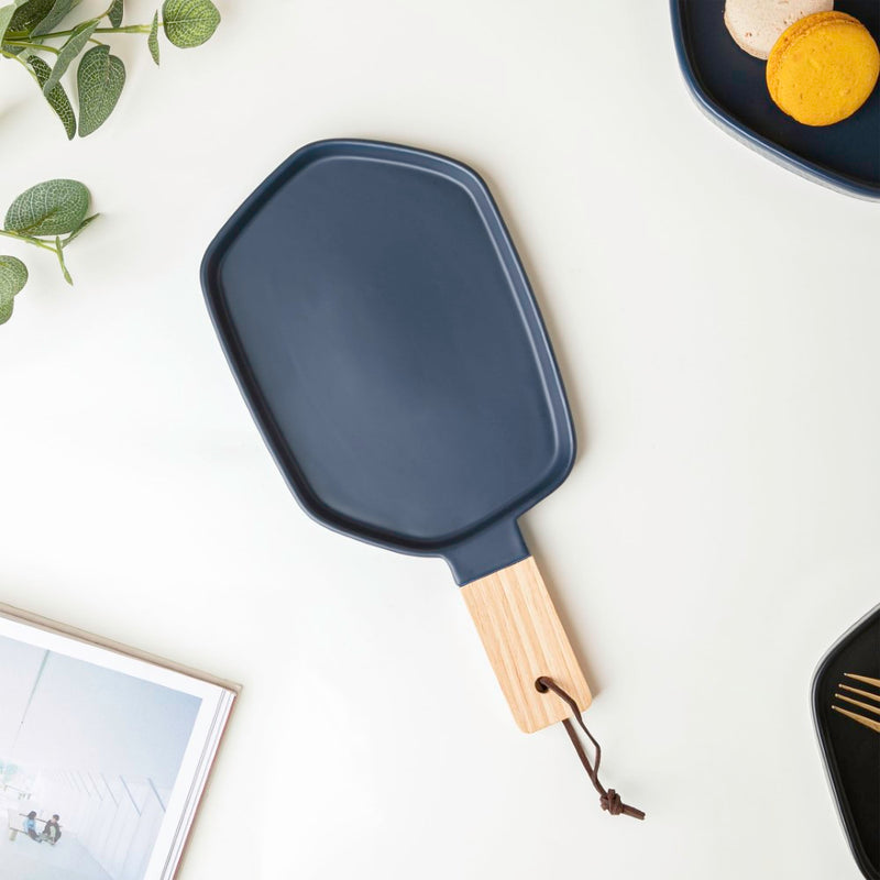 Hexa Plate With Handle - Serving plate, snack plate, dessert plate | Plates for dining & home decor