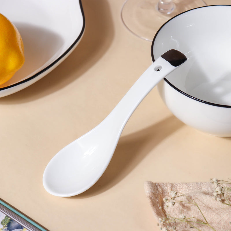 Monochrome Magic Soup Spoon