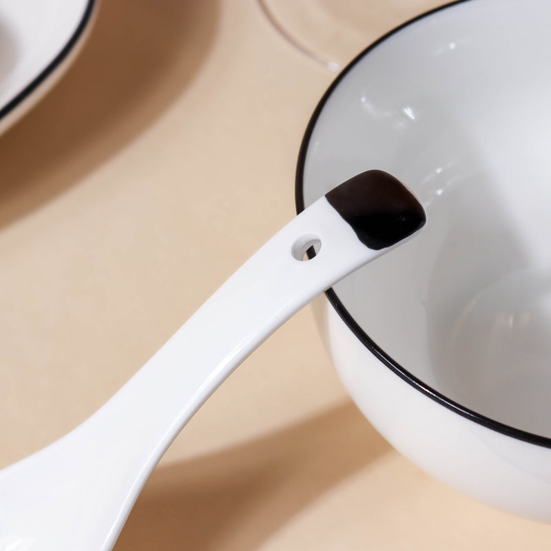 Monochrome Magic Soup Spoon