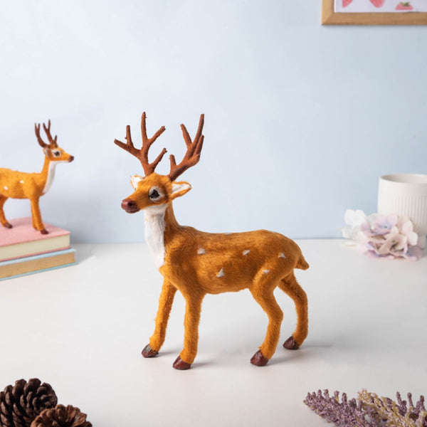 Reindeer Showpiece Christmas Decor 10 Inch - Showpiece | Home decor item | Room decoration item