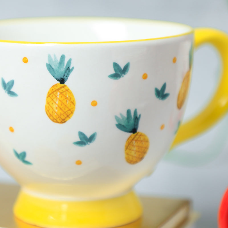 Cappuccino Cups Fruity- Tea cup, coffee cup, cup for tea | Cups and Mugs for Office Table & Home Decoration