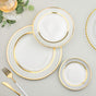 Gold Detailed Glam Dessert Plate - Serving plate, snack plate, dessert plate | Plates for dining & home decor