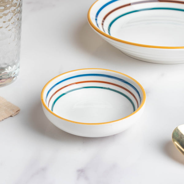 Feliz Flavour Bowl - Bowl, ceramic bowl, dip bowls, chutney bowl, dip bowls ceramic | Bowls for dining table & home decor 